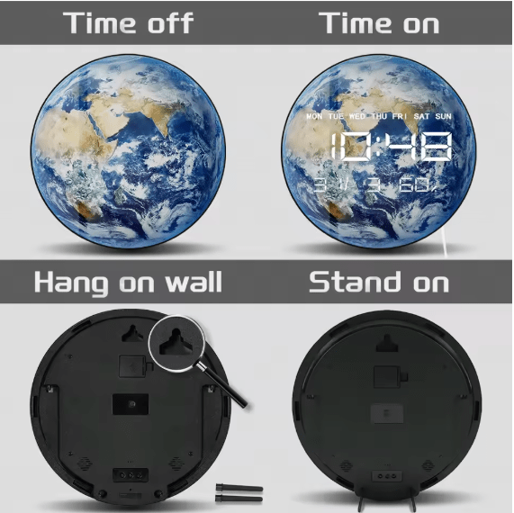 Jiugong - LED Planet Electronic Clock ©